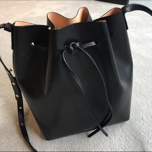 Mansur Gavriel Black Ballerina Bucket Bag